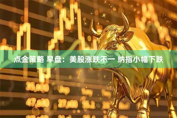 点金策略 早盘：美股涨跌不一 纳指小幅下跌